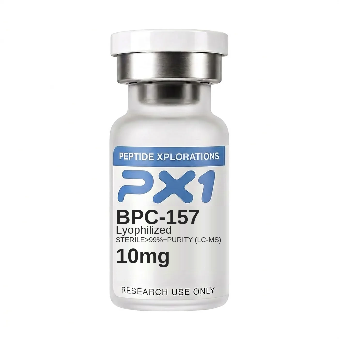 BPC-157 research vial from PX1 Research