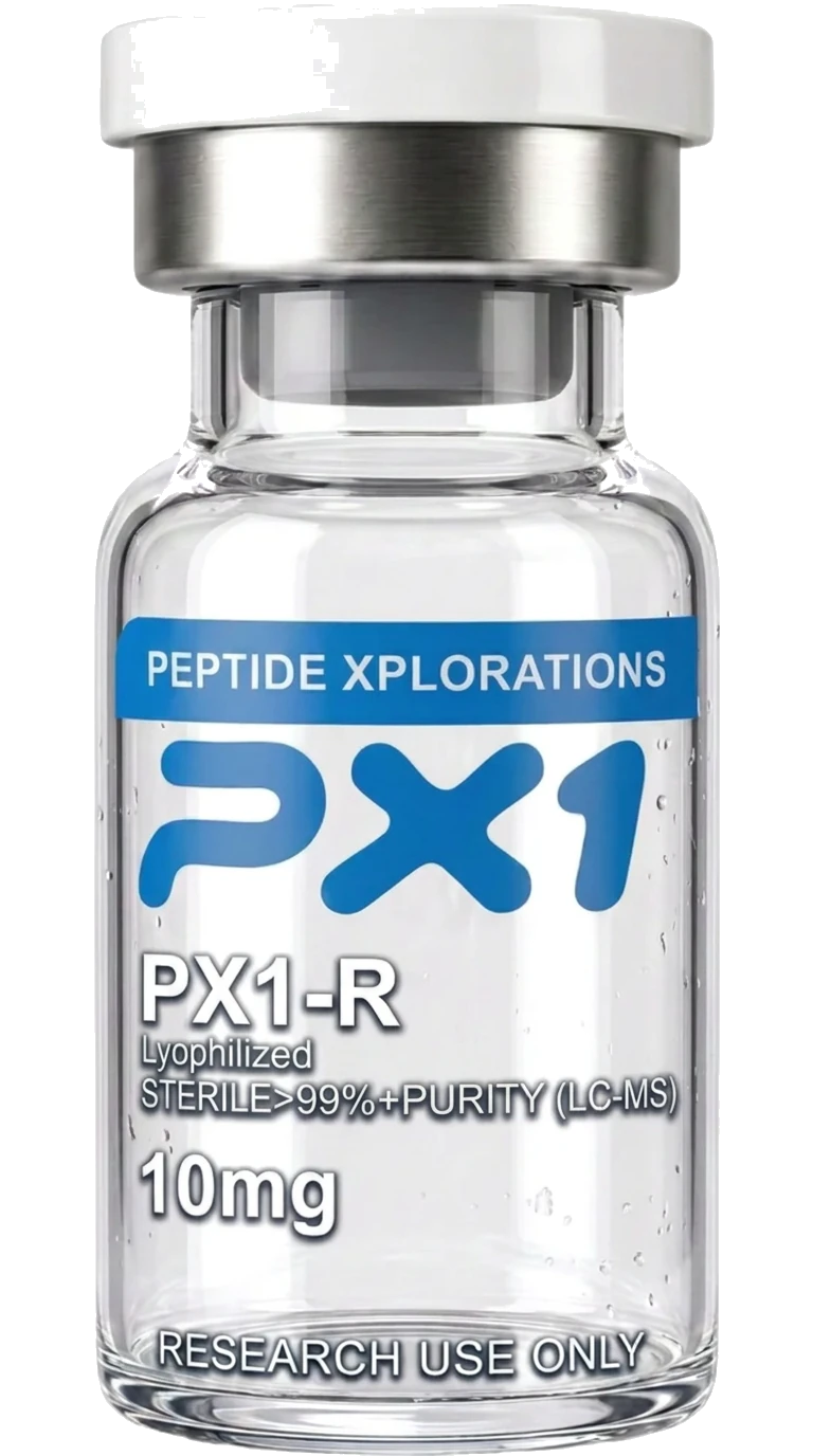 PX1 research peptide vial
