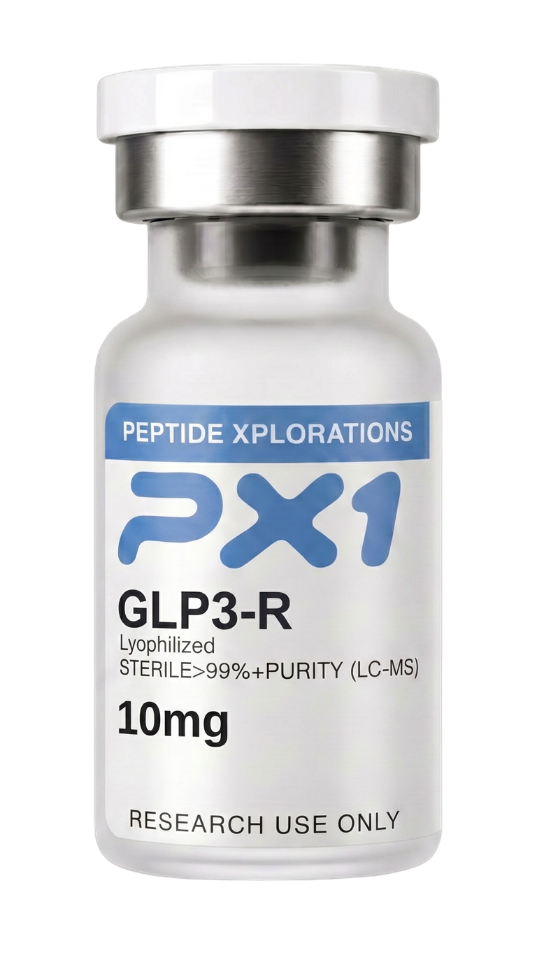 PX1 GLP3-R research peptide vial